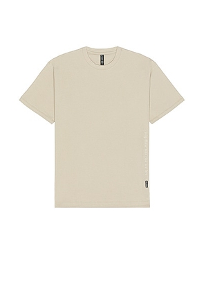 ASRV Cotton Plus Oversized Tee in Sand Smoke - Brown. Size M (also in S, XL/1X).