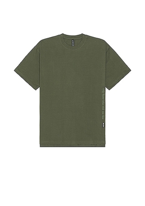 ASRV Cotton Plus Oversized Tee in Hunter Green - Green. Size M (also in S, XL/1X).