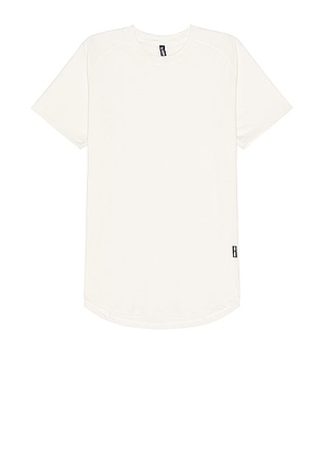 ASRV Nano Mesh Established Tee in Ivory Cream - Ivory. Size M (also in S).