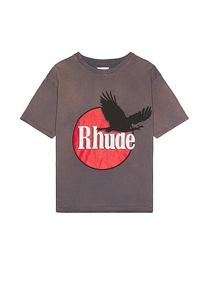 Rhude Eagle Tee in Vintage Grey - Charcoal. Size L (also in ).