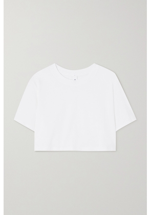 lululemon - All Yours Cropped Pima Cotton T-shirt - White - US2,US4,US6,US8,US10,US12,US14,US16,US18