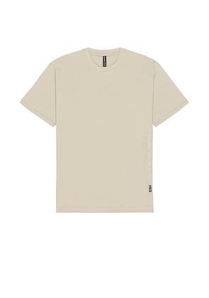 ASRV Cotton Plus Oversized Tee in Brown. Size S, XL/1X.
