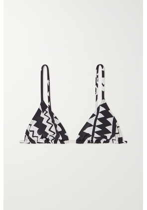 Eres - Esprit Printed Triangle Bikini Top - Black - FR38,FR40,FR42,FR44