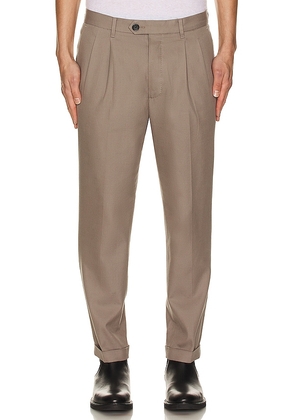 ALLSAINTS Tallis Trouser in Brown. Size 32, 34, 36.