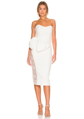 Katie May Natalie Dress in Ivory. Size M, XS.
