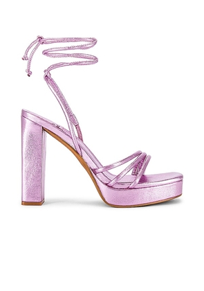 Jeffrey Campbell Presecco Sandal in Rose Gold. Size 9.5.