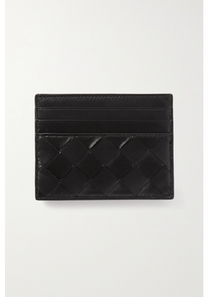 Bottega Veneta - Intrecciato Leather Cardholder - Black - One size