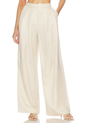 Song of Style Yara Pant in Beige. Size S, XL, XS.