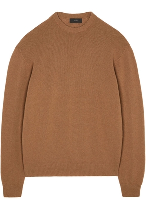 Alanui crew-neck knitted jumper - Brown