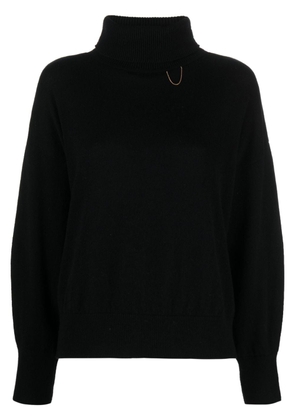Max & Moi Pretty chain-detail jumper - Black