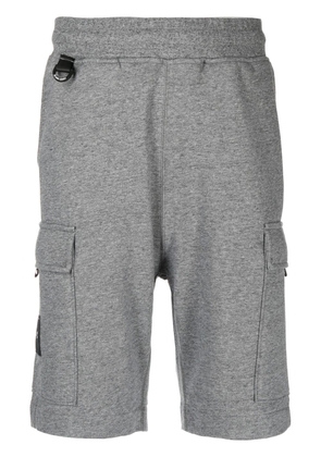 izzue melange-effect cargo shorts - Grey