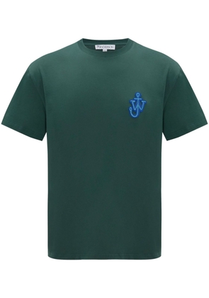 JW Anderson logo-patch cotton T-shirt - Green