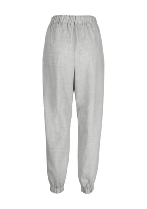 Enföld high-waist tapered-leg trousers - Grey