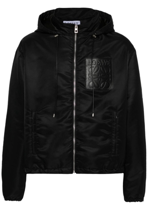 LOEWE Anagram-embossed zipped jacket - Black
