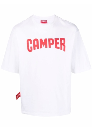 Camper logo-print short-sleeve T-shirt - White