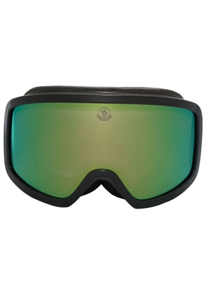 Moncler Eyewear logo skii mask-frame sunglasses - Black