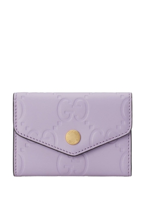 Gucci GG leather card case - Purple