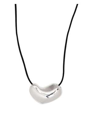 Agmes statement-pendant polished-finish necklace - Silver