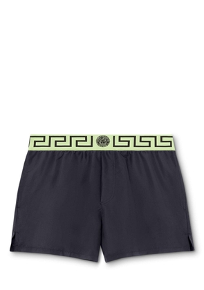 Versace Greca-jacquard swim shorts - Black