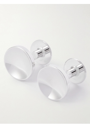 Alice Made This - Elliot Rhodium-Plated Cufflinks and Shirt Studs Set - Men - Silver