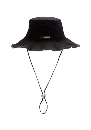 Jacquemus - Le Bob Artichaut Cotton Bucket Hat - Black - EU 56 - Moda Operandi