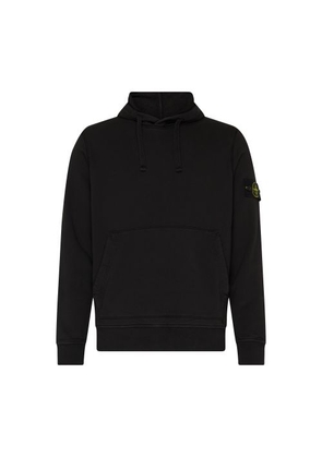 Hoodie with logo patch