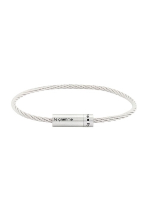 Brushed Sterling silver cable bracelet 9g