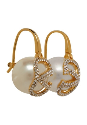 Vlogo Signature Pearl earrings