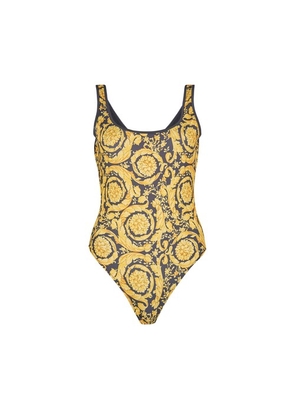 Barocco print one-piece swimsuit