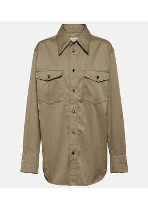 Lemaire Western cotton twill shirt