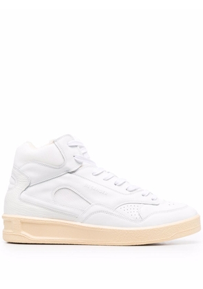 Jil Sander Basket Hi lace-up sneakers - White