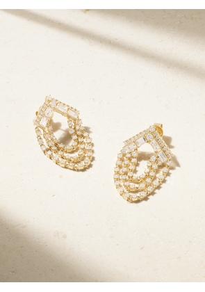 Anita Ko - Tara 18-karat Gold Diamond Earrings - One size