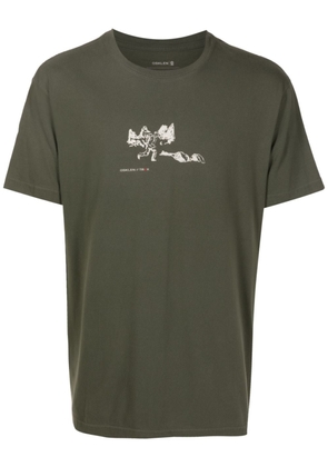 Osklen logo-print short-sleeved T-shirt - Green
