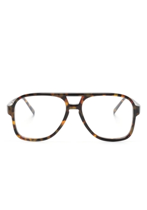 Moscot Sheister pilot-frame glasses - Brown