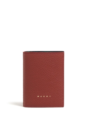 Marni Venice bi-fold leather wallet - Red