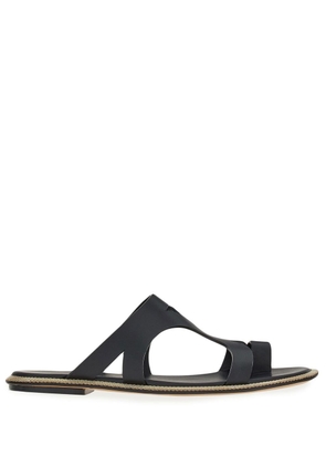 Ferragamo cut-out detail sandals - Black