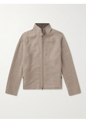 Stòffa - Reversible Wool Merino Blouson Jacket - Men - Gray - IT 46