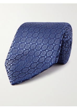 Charvet - 8.5cm Silk-Jacquard Tie - Men - Blue
