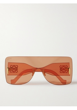 LOEWE - Frameless Nylon Sunglasses - Men - Orange