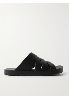 Bottega Veneta - Matt Rubber Sandals - Men - Black - EU 40