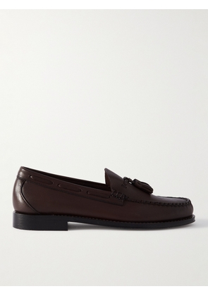 G.H. Bass & Co. - Weejuns Heritage Larkin Leather Tasselled Loafers - Men - Brown - UK 6