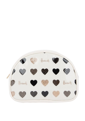 Harrods Glitter Hearts Cosmetic Bag