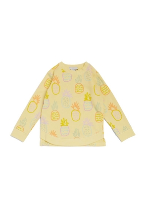 Stella Mccartney Kids Cotton Pineapple Print Sweater (3-14+ Years)