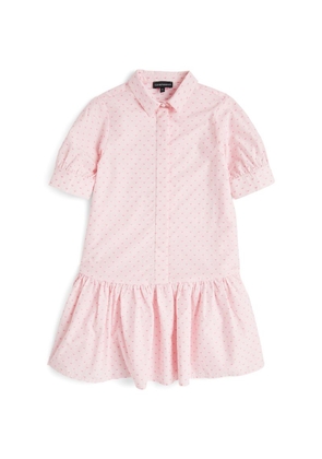 Emporio Armani Kids Cotton Heart Print Dress (4-14 Years)