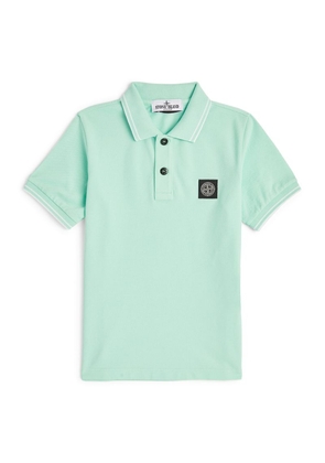 Stone Island Junior Compass Patch Polo Shirt (2-14 Years)