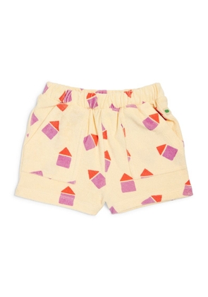 The Bonnie Mob Terry Towelling Beach Hut Shorts (6-24 Months)