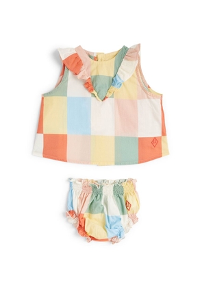 The Animals Observatory Cotton Dress And Bloomers Set (6-24 Months)