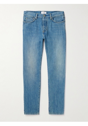 Mr P. - Slim-Fit Organic Selvedge Jeans - Men - Blue - 29