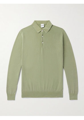 Aspesi - Slim-Fit Garment-Dyed Cotton Polo Shirt - Men - Green - IT 46