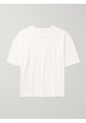LEMAIRE - Oversized Cotton and Linen-Blend Jersey T-Shirt - Men - Neutrals - XS